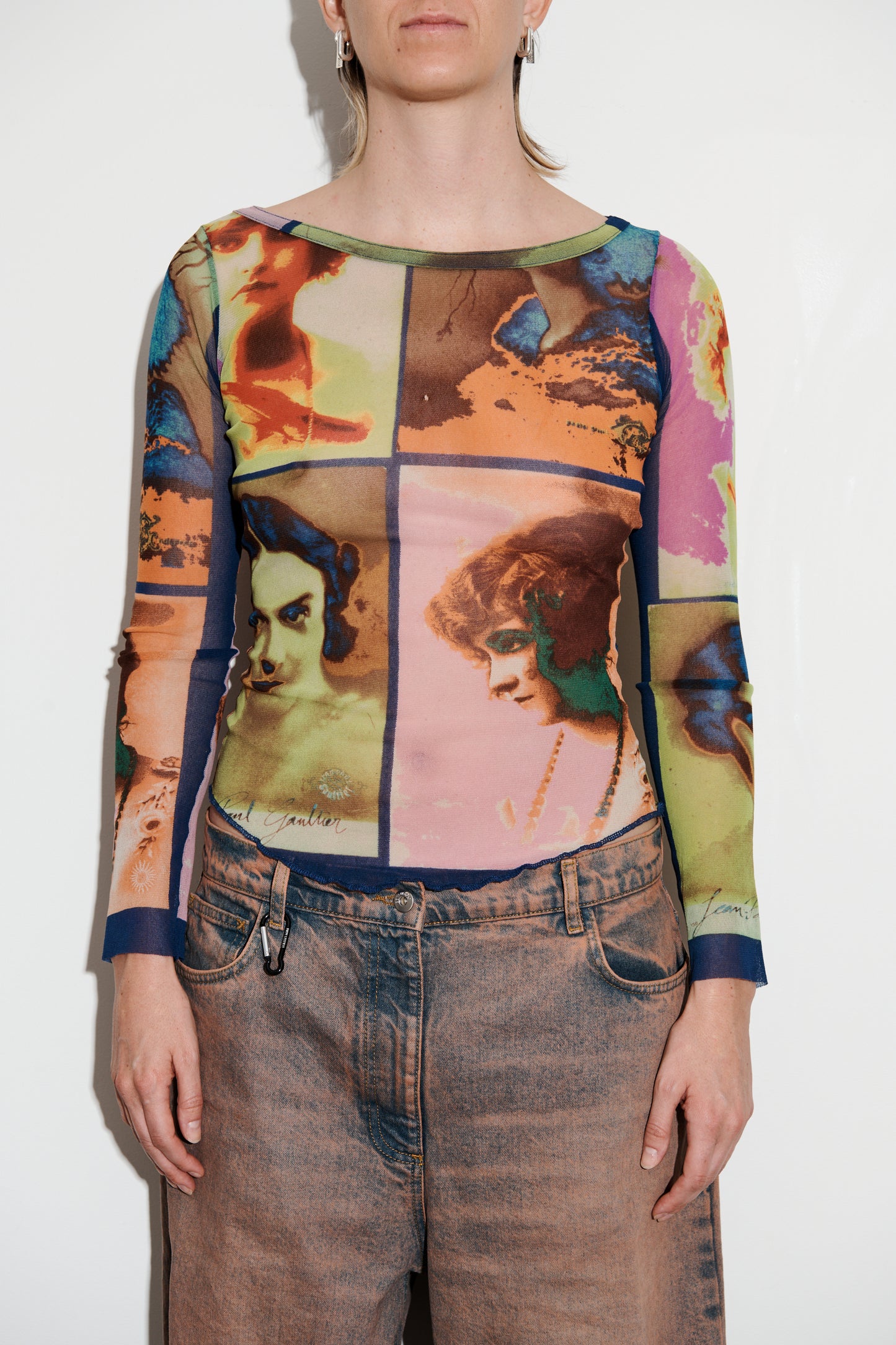 Jean Paul Gaultier Pop Art Portrait Top
