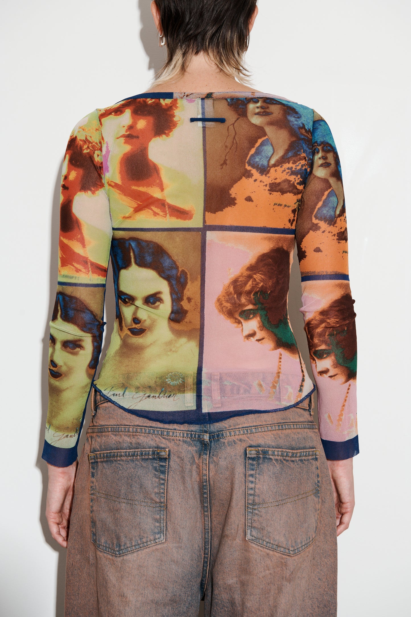 Jean Paul Gaultier Pop Art Portrait Top