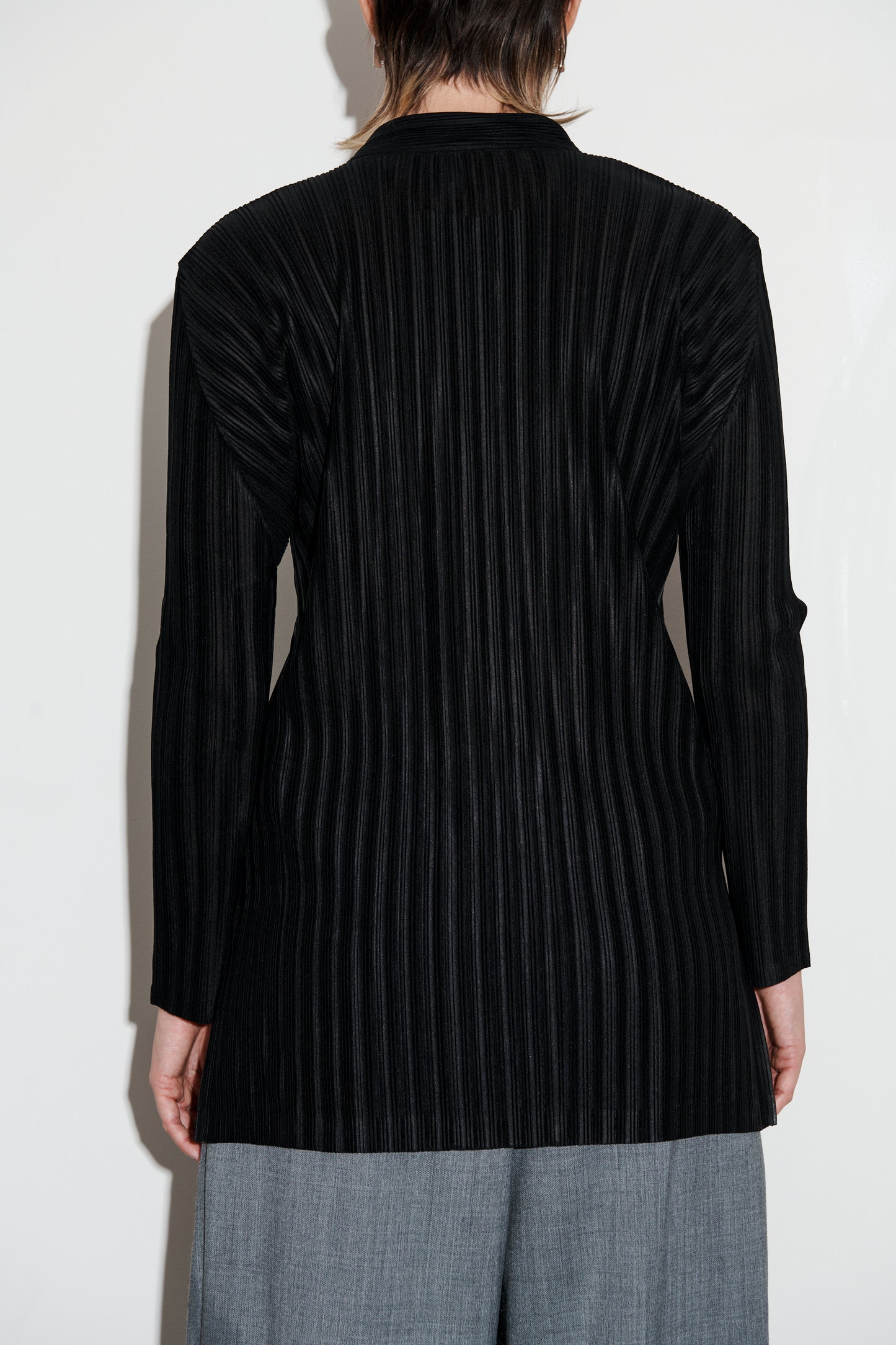 Issey Miyake Pleats Please Long-Sleeved Shirt