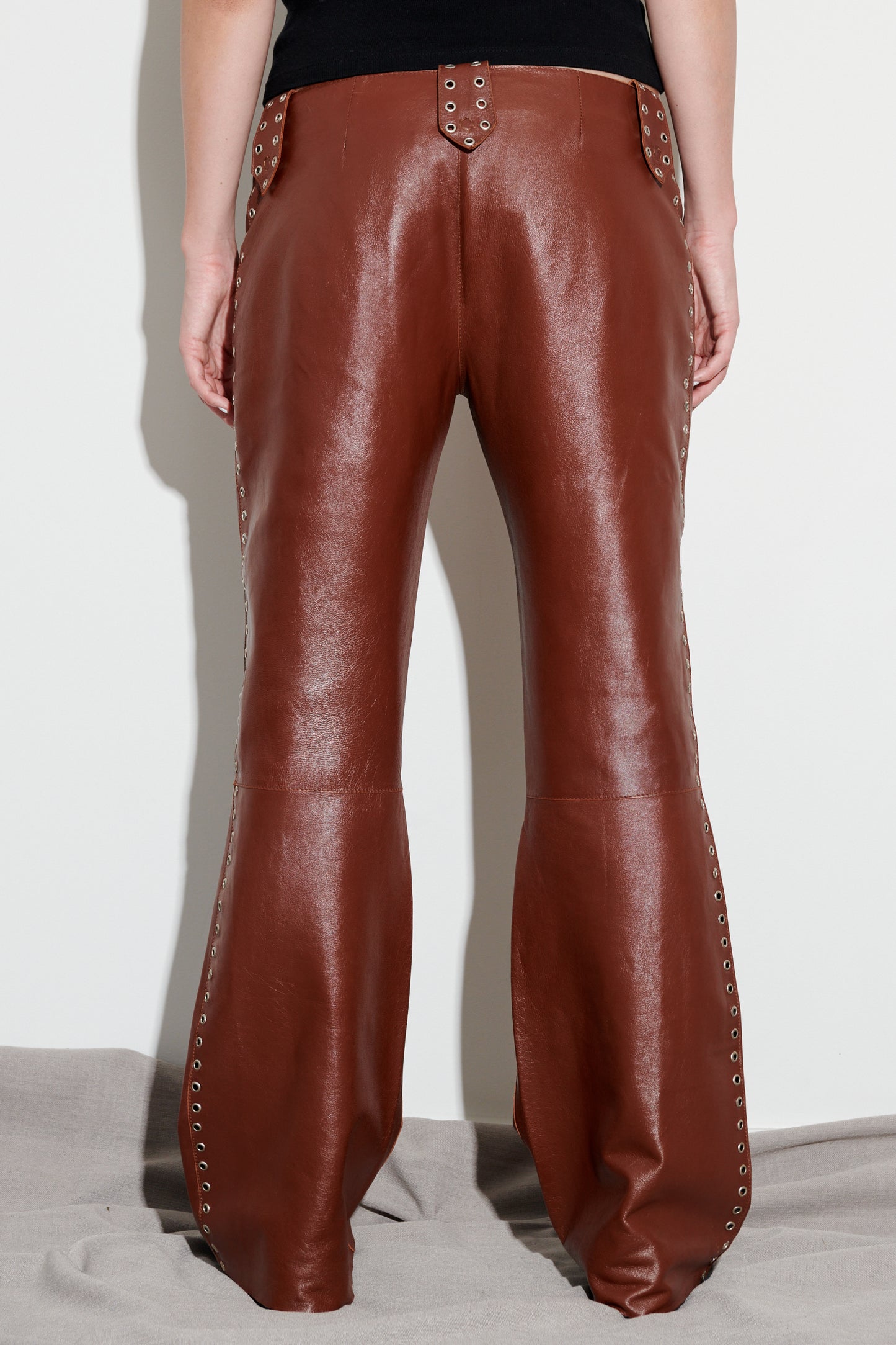 Dolce & Gabbana Studded Leather Pants