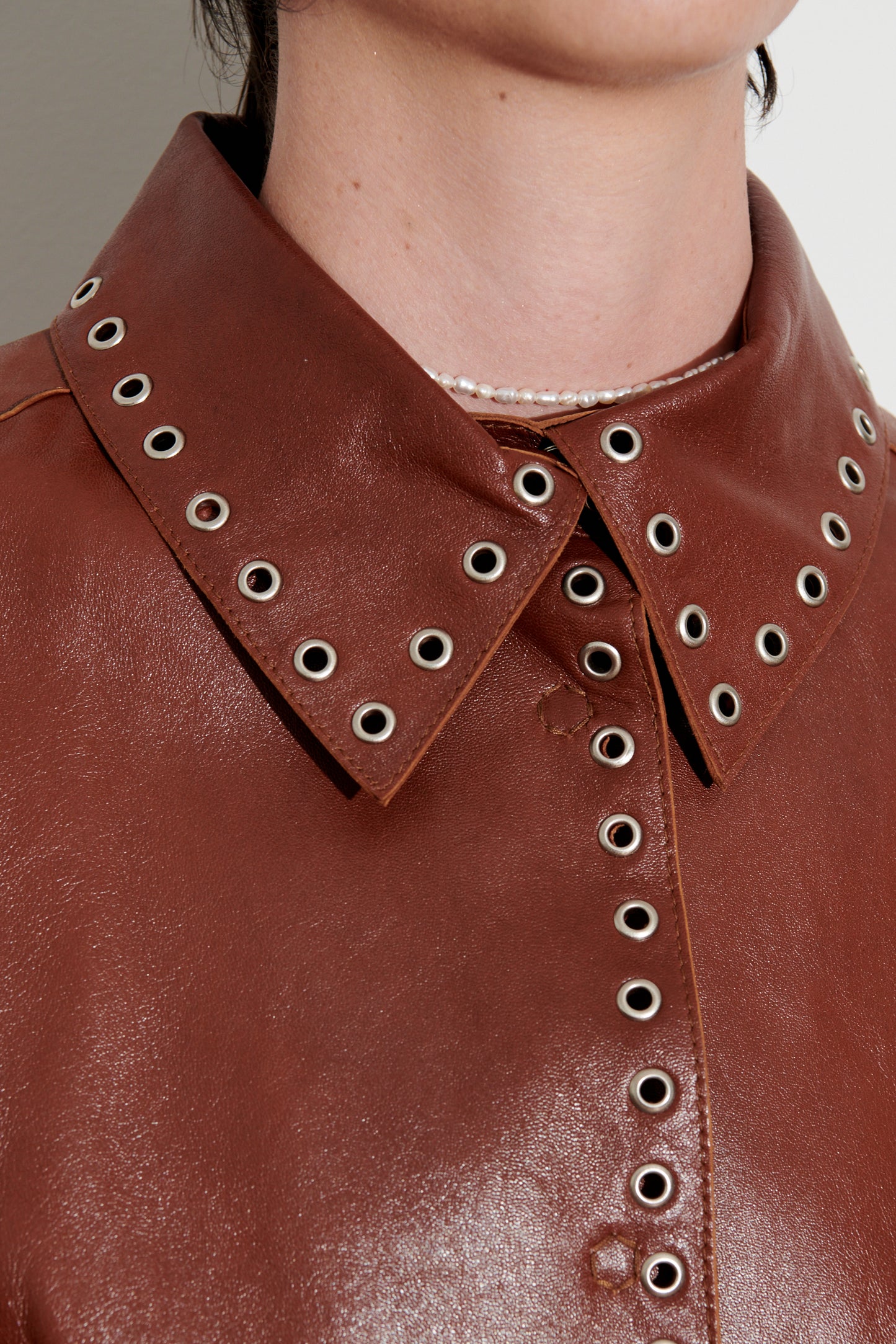 Dolce & Gabbana Studded Leather Jacket