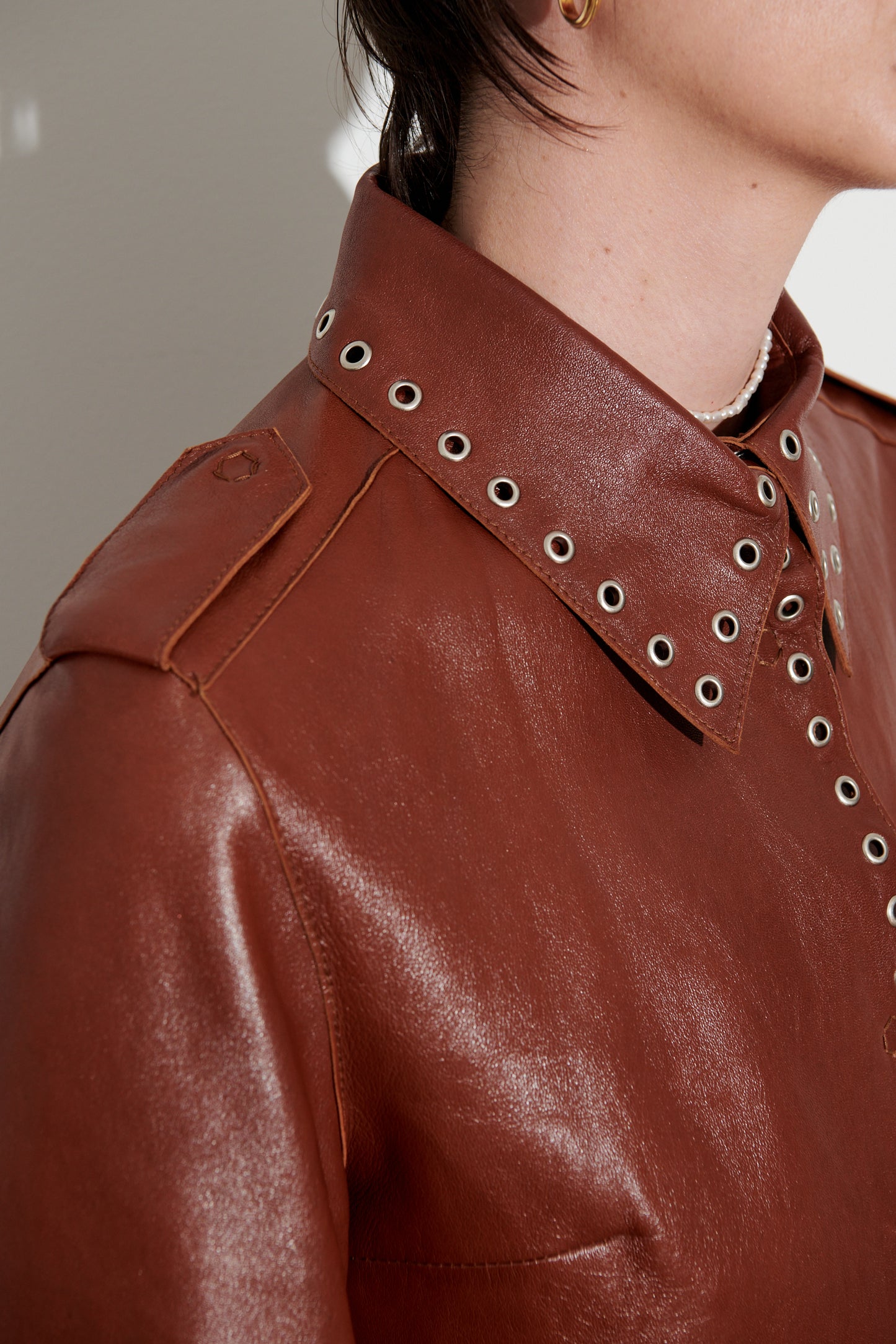 Dolce & Gabbana Studded Leather Jacket