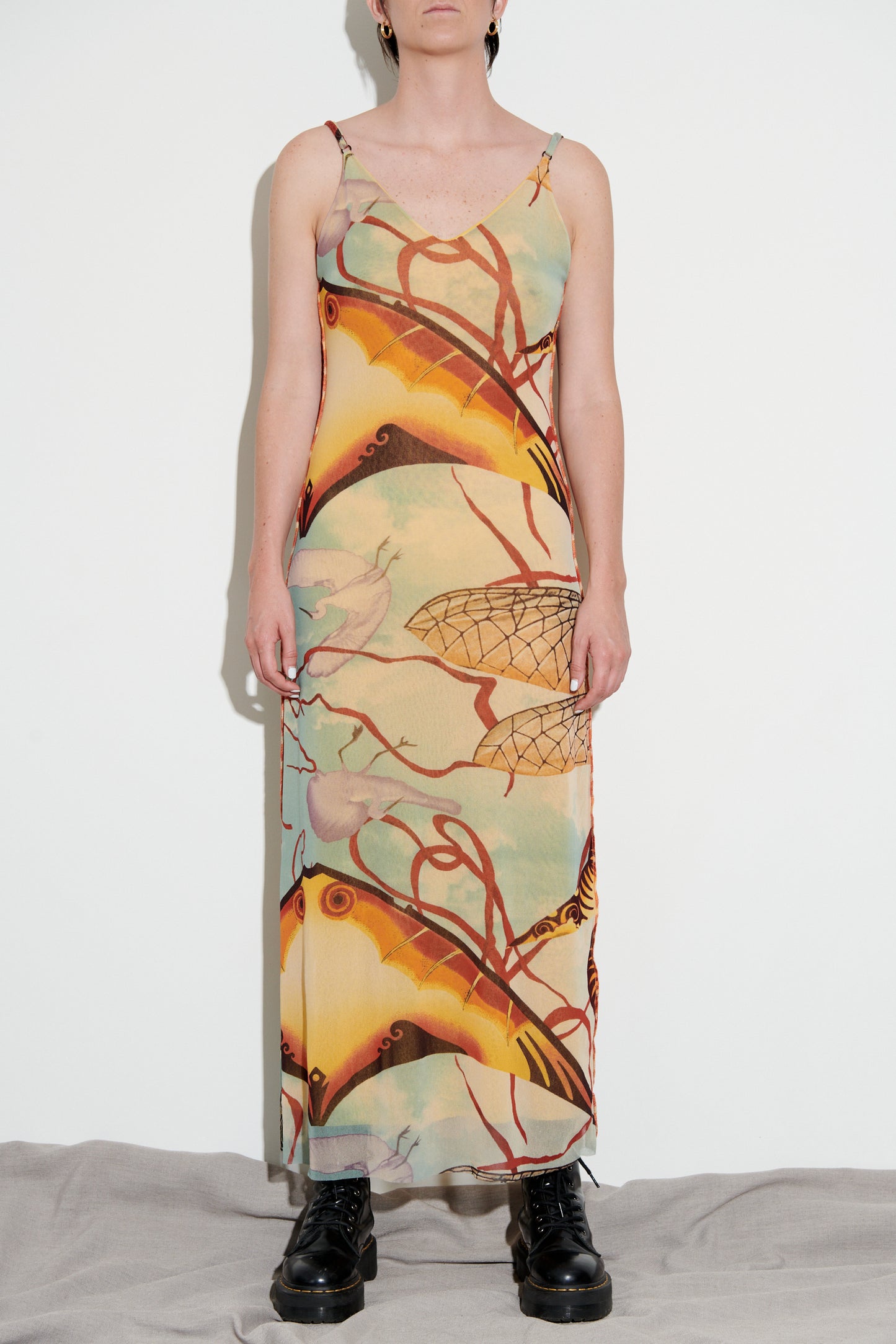 Jean Paul Gaultier Insect Maxi Dress