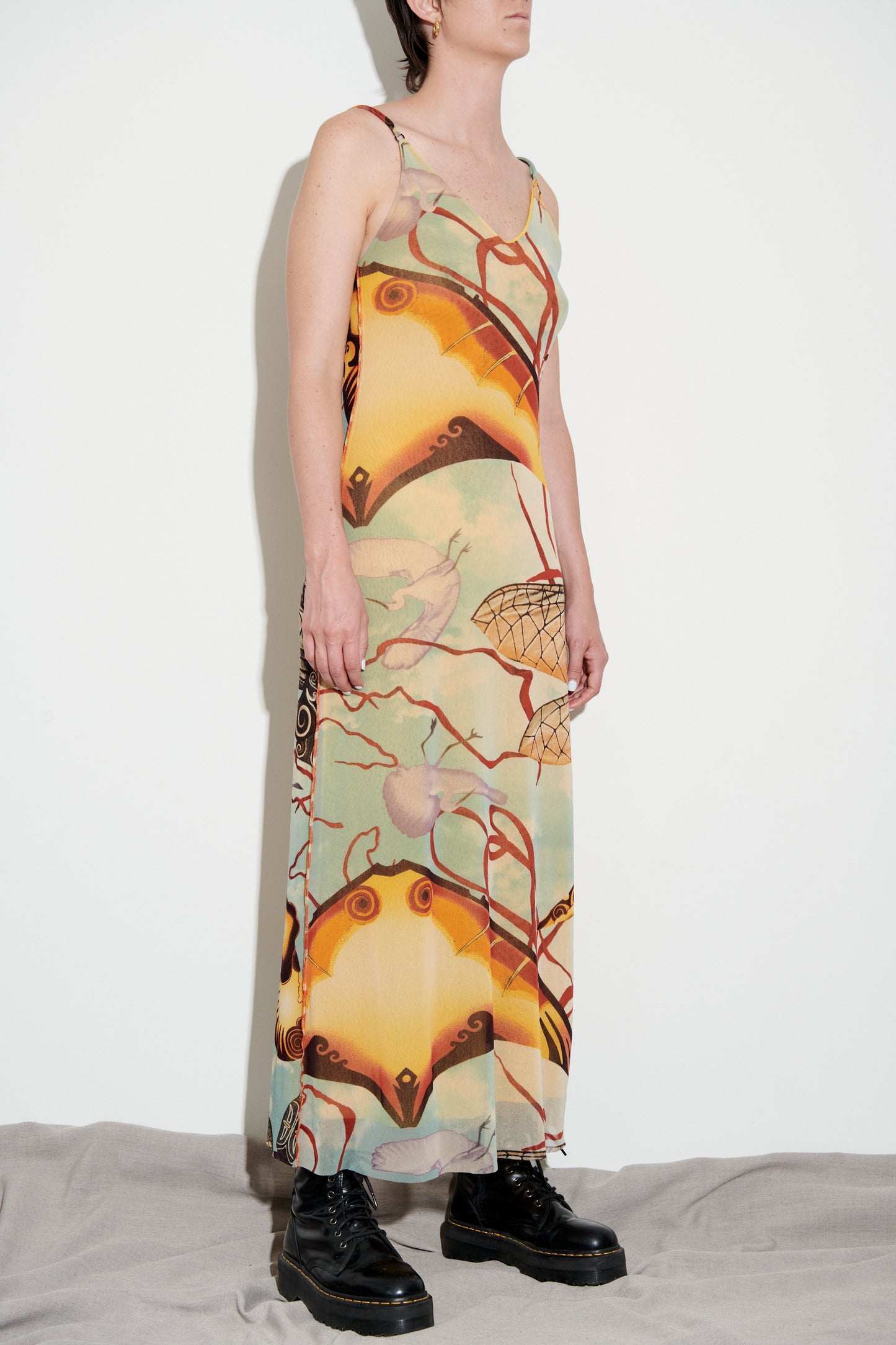 Jean Paul Gaultier Insect Maxi Dress