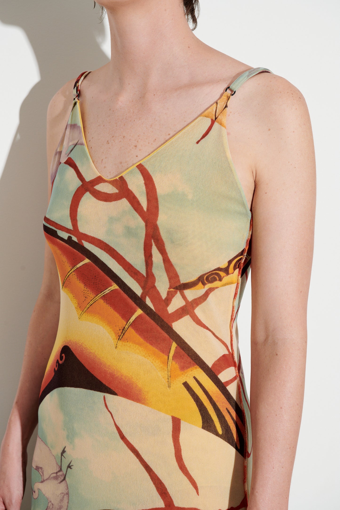 Jean Paul Gaultier Insect Maxi Dress