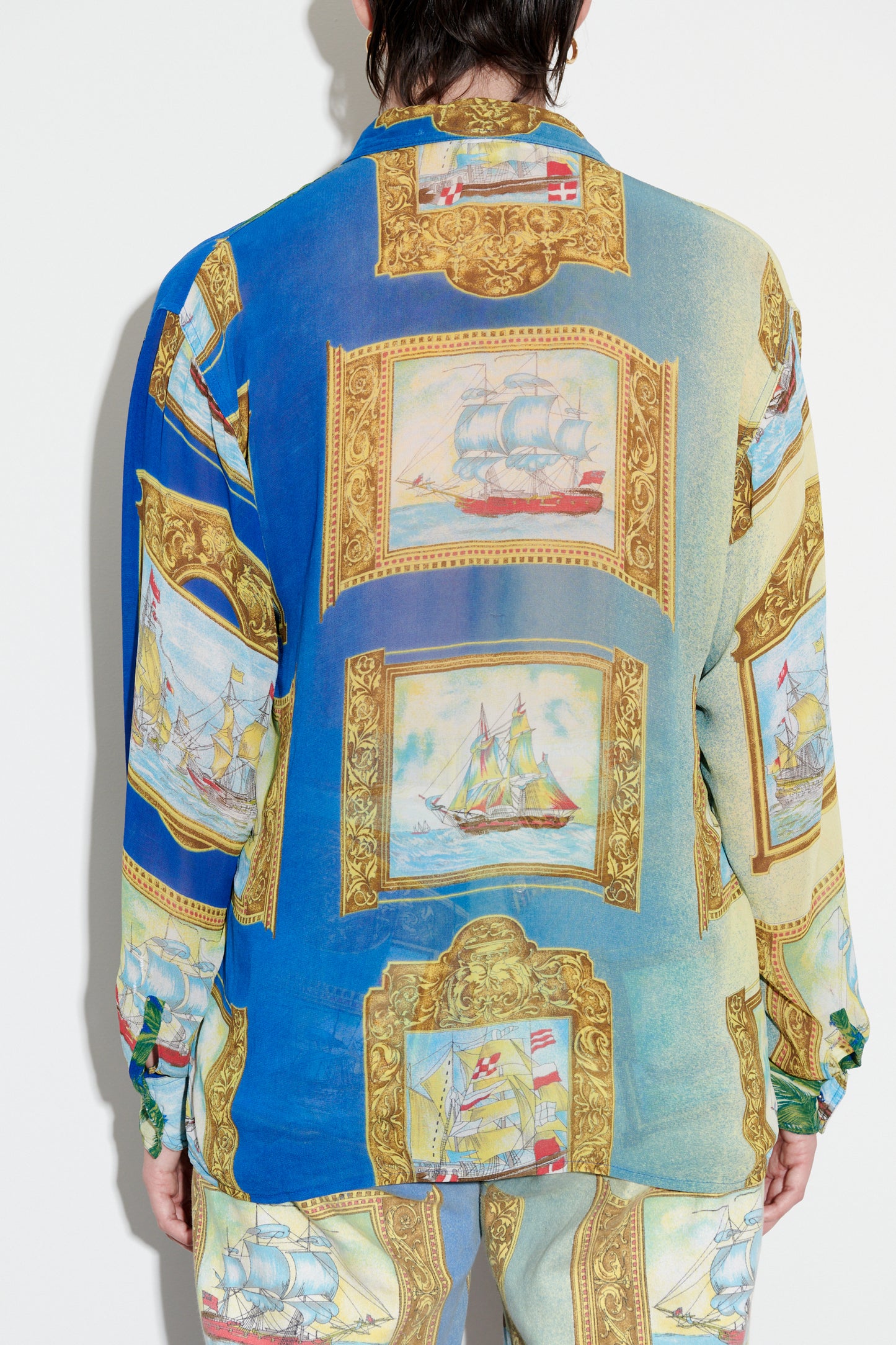 Versace Jeans Couture Ocean Print Shirt