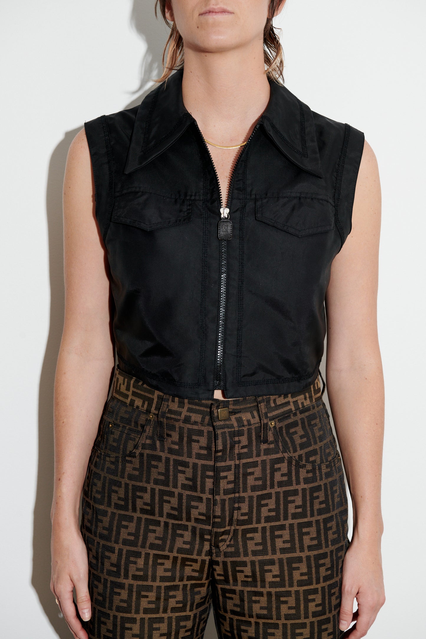 Fendi Zucca Monogram Waist Coat