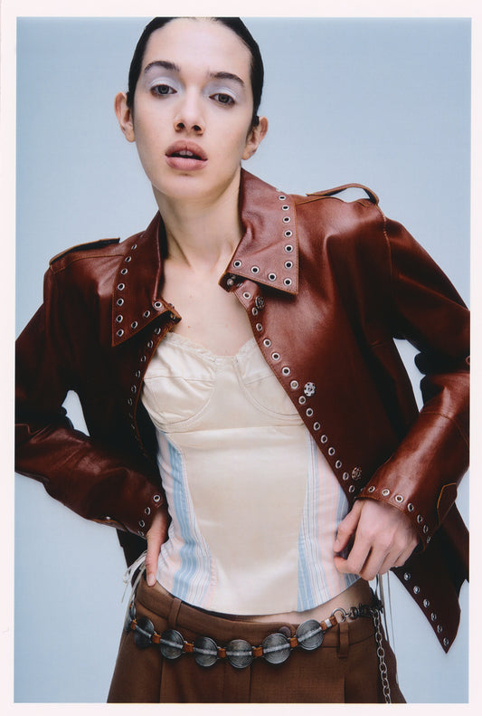 Dolce & Gabbana Studded Leather Jacket