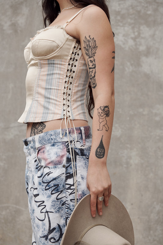 Dolce & Gabbana Satin Corset