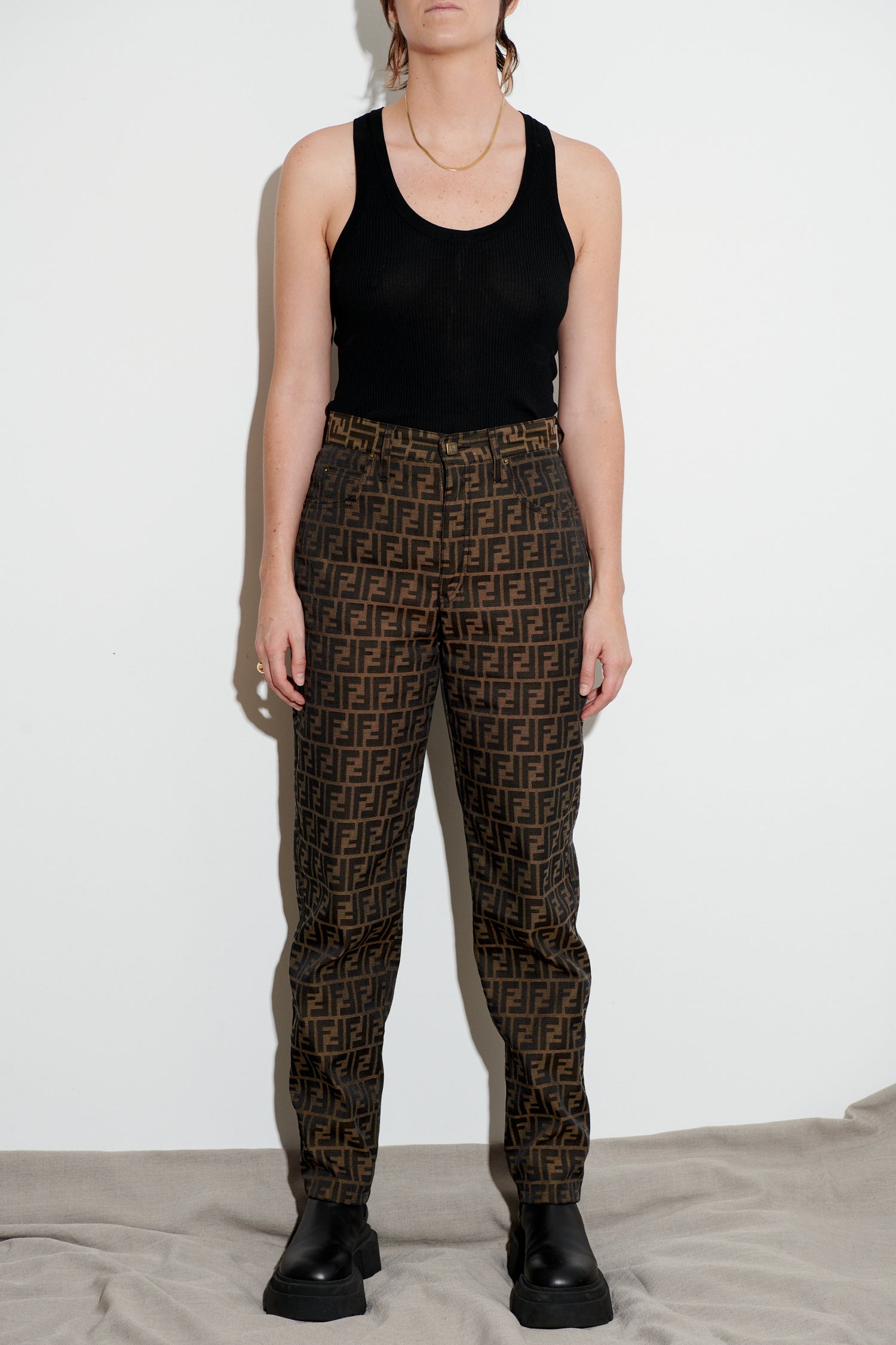 Fendi hot sale monogram jeans