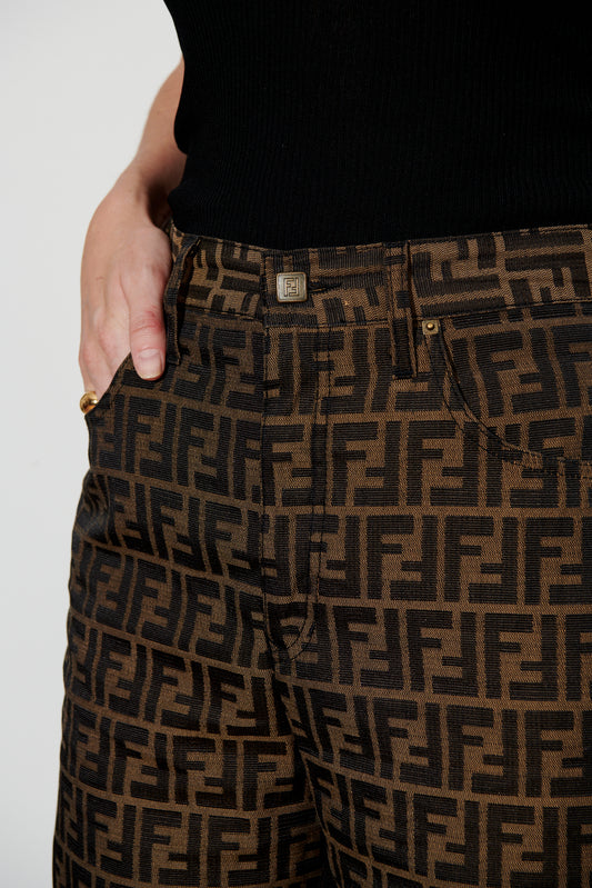 Fendi Zucca Monogram Pants