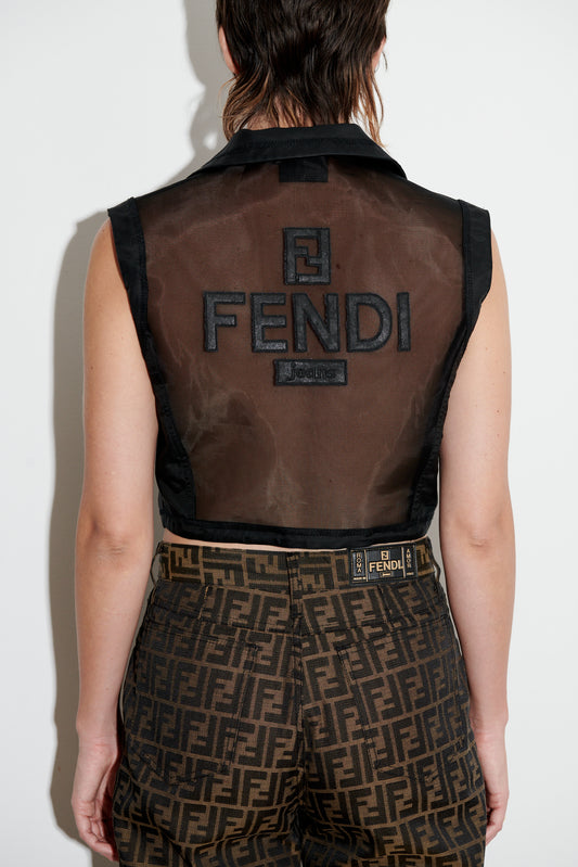 Fendi Zucca Monogram Waist Coat